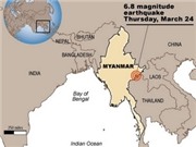 Bóng đá anh, ngoại hạng anh, lịch thi đấu euro 2012, Myanmar lại có động đất, số người chết gia tăng