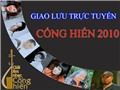 Bóng đá anh, ngoại hạng anh, lịch thi đấu euro 2012, Giao lưu trực tuyến giải Âm nhạc Cống hiến 2010