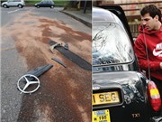 Bóng đá anh, ngoại hạng anh, lịch thi đấu euro 2012, Fabregas "thót tim" vì tai nạn xe hơi