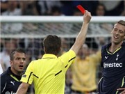 Bóng đá anh, ngoại hạng anh, lịch thi đấu euro 2012, Tottenham thua, Redknapp đổ lỗi cho thẻ đỏ của Peter Crouch