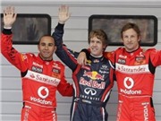 Bóng đá anh, ngoại hạng anh, lịch thi đấu euro 2012, Phân hạng GP Trung Quốc: Vettel lại giành pole