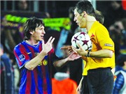 Bóng đá anh, ngoại hạng anh, lịch thi đấu euro 2012, Stark bắt trận lượt đi: Mừng nhé, Messi!