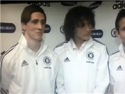 Bóng đá anh, ngoại hạng anh, lịch thi đấu euro 2012, David Luiz diễn "kịch câm" trong buổi phỏng vấn
