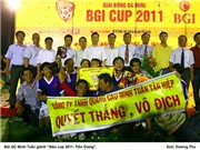 Bóng đá anh, ngoại hạng anh, lịch thi đấu euro 2012, Giải bóng đá 5 người cúp BGI-2011: Đội Quảng cáo Minh Tuấn đoạt siêu cúp