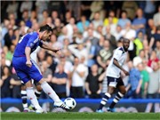 Bóng đá anh, ngoại hạng anh, lịch thi đấu euro 2012, Chelsea - Tottenham 2-1: "The Blues" thổi lửa vào gáy của M.U