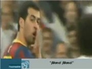 Bóng đá anh, ngoại hạng anh, lịch thi đấu euro 2012, Clip: Xem Busquets có hành động "thô thiển" với Marcelo