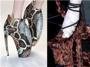 Bóng đá anh, ngoại hạng anh, lịch thi đấu euro 2012, Bộ sưu tập giày cao gót “quái chiêu” của Alexander McQueen