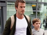Bóng đá anh, ngoại hạng anh, lịch thi đấu euro 2012, Cha con nhà David Beckham dính tai nạn xe hơi