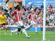 Bóng đá anh, ngoại hạng anh, lịch thi đấu euro 2012, Stoke - Arsenal 3-1: "Pháo" lại không biết "thủ"! 