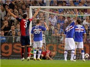 Bóng đá anh, ngoại hạng anh, lịch thi đấu euro 2012, Sampdoria thua trận derby: Samp đặt một chân xuống Serie B