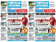 Bóng đá anh, ngoại hạng anh, lịch thi đấu euro 2012, Đọc TT&VH ngày 14/5: Manchester trên đỉnh vinh quang