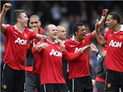 Bóng đá anh, ngoại hạng anh, lịch thi đấu euro 2012, Các cầu thủ M.U phấn khích với chức vô địch