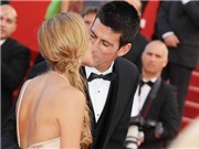 Bóng đá anh, ngoại hạng anh, lịch thi đấu euro 2012, Djokovic hôn người yêu đắm đuối 