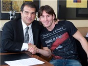 Bóng đá anh, ngoại hạng anh, lịch thi đấu euro 2012, Laporta: Messi là cầu thủ hay nhất trong lịch sử