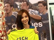 Bóng đá anh, ngoại hạng anh, lịch thi đấu euro 2012, Người đẹp Lý Băng Băng bày tỏ tình yêu với Chelsea