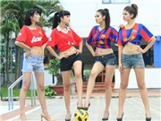 Bóng đá anh, ngoại hạng anh, lịch thi đấu euro 2012, Chân dài Việt Nam hướng đến trận CK Champions League