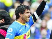 Bóng đá anh, ngoại hạng anh, lịch thi đấu euro 2012, Hồi hương, Tevez được Boca tặng áo