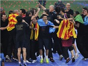 Bóng đá anh, ngoại hạng anh, lịch thi đấu euro 2012, Barca ăn mừng chức VĐ Champions League