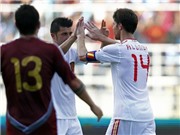 Bóng đá anh, ngoại hạng anh, lịch thi đấu euro 2012, Venezuela - Tây Ban Nha 0-3: Nụ cười không trọn vẹn