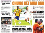 Bóng đá anh, ngoại hạng anh, lịch thi đấu euro 2012, Đọc TT&VH ngày 12/6 - Vòng 19 V-League: Sẵn sàng cho chung kết mùa giải