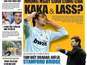 Bóng đá anh, ngoại hạng anh, lịch thi đấu euro 2012, Đọc TT&VH ngày 22/6: Những ngày cuối cùng của Kaka và Lass?