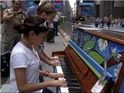 Bóng đá anh, ngoại hạng anh, lịch thi đấu euro 2012, Đàn piano miễn phí tràn ngập đường phố New York
