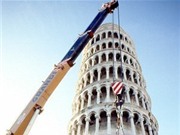 Bóng đá anh, ngoại hạng anh, lịch thi đấu euro 2012, Tháp nghiêng Pisa đã sáng bóng