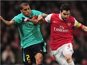 Bóng đá anh, ngoại hạng anh, lịch thi đấu euro 2012, Alves: Fabregas cần tự đẩy nhanh quá trình đến Barca