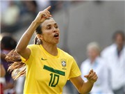 Bóng đá anh, ngoại hạng anh, lịch thi đấu euro 2012, Marta tỏa sáng ở vòng bảng World Cup nữ