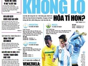 Bóng đá anh, ngoại hạng anh, lịch thi đấu euro 2012, Đọc TT&amp;VH ngày 11/7: Copa America: Khổng lồ hóa tí hon