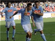 Bóng đá anh, ngoại hạng anh, lịch thi đấu euro 2012, Napoli tiếp tục ôm mộng làm "ngựa ô"