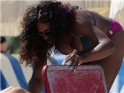 Bóng đá anh, ngoại hạng anh, lịch thi đấu euro 2012, Diện bikini màu mè, Serena lại bị "soi"