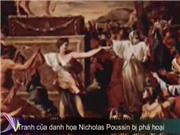 Bóng đá anh, ngoại hạng anh, lịch thi đấu euro 2012, Tranh của danh họa Nicholas Poussin bị phá hoại