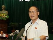 Bóng đá anh, ngoại hạng anh, lịch thi đấu euro 2012, Ông Nguyễn Sinh Hùng là Chủ tịch Quốc hội khóa XIII