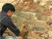 Bóng đá anh, ngoại hạng anh, lịch thi đấu euro 2012, Hồn Việt trong những bức tranh làm từ rễ cây