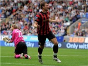 Bóng đá anh, ngoại hạng anh, lịch thi đấu euro 2012, Người hùng Dzeko ở Etihad