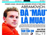 Bóng đá anh, ngoại hạng anh, lịch thi đấu euro 2012, Đọc TT&VH ngày 23/8 - Abramovich: Đã "máu" là mua!