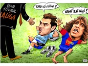 Bóng đá anh, ngoại hạng anh, lịch thi đấu euro 2012, Biếm họa ngôi sao La Liga đình công
