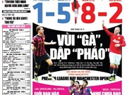 Bóng đá anh, ngoại hạng anh, lịch thi đấu euro 2012, Đọc TT&VH ngày 29/8: Vùi “Gà”, dập “Pháo”