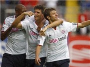 Bóng đá anh, ngoại hạng anh, lịch thi đấu euro 2012, Bayern thắng thuyết phục, Dortmund gây thất vọng ở Bundesliga