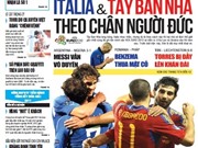 Bóng đá anh, ngoại hạng anh, lịch thi đấu euro 2012, Đọc TT&VH ngày 08/9: Tây Ban Nha và Italia theo chân người Đức