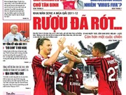 Bóng đá anh, ngoại hạng anh, lịch thi đấu euro 2012, Đọc TT&VH ngày 09/9: Milan - Lazio, "Ly rượu" mở màn Serie A 2011-2012