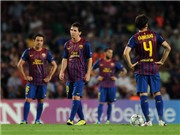 Bóng đá anh, ngoại hạng anh, lịch thi đấu euro 2012, Barca mất 2 điểm tại Camp Nou: Bài học đầu tiên