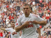 Bóng đá anh, ngoại hạng anh, lịch thi đấu euro 2012, Cologne đại thắng Leverkusen: Câu trả lời của Podolski
