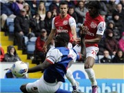 Bóng đá anh, ngoại hạng anh, lịch thi đấu euro 2012, Arsenal thua Blackburn Rovers 3-4 ở Premier League
