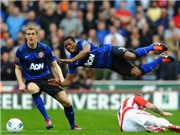 Bóng đá anh, ngoại hạng anh, lịch thi đấu euro 2012, Stoke - M.U 1-1: "Quỷ Đỏ" sa lầy ở Britannia 