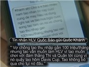Bóng đá anh, ngoại hạng anh, lịch thi đấu euro 2012, Nghi án tin nhắn gây sốc quanh vụ tay vợt Quốc Khánh bị loại