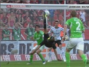 Bóng đá anh, ngoại hạng anh, lịch thi đấu euro 2012, "Siêu phẩm" của Derdyok giúp Leverkusen hạ Wolfsburg