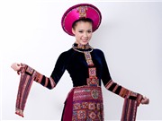 Bóng đá anh, ngoại hạng anh, lịch thi đấu euro 2012, Chiếc áo dài lạ mắt Tùng Lan đem tới Hàn Quốc
