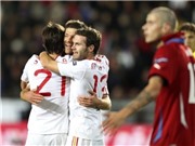 Bóng đá anh, ngoại hạng anh, lịch thi đấu euro 2012, VL Euro 2012: "Bò tót" TBN giành chiến thắng thứ 7 liên tiếp